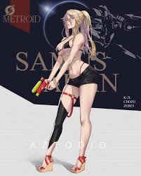 I drew Summer Samus : rSmashBrosUltimate