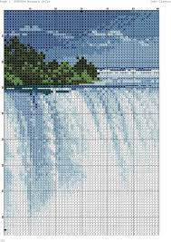 Scenery counted cross stitch patterns to print online, thousands of designs to choose from. Image Result For Niagara Falls Cross Stitch Fall Cross Stitch Cross Stitch Flowers Cross Stitch