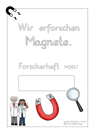 Forscherheft Magnetismus Unterrichtsmaterial Im Fach Sachunterricht In 2020 Magnetismus Forscher Grundschule