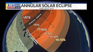 Learn more about using eclipse with the help of our videos, information sheets, and other resources. Annular Solar Eclipse Visible In The Northern Hemisphere Thursday Morning Cbs 42