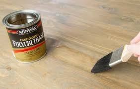 Applying Brush On Clear Finish To Wood Hunker How To Apply Polyurethane Wood Table Diy Diy Table Top