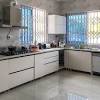 Ghana project double color lacquer and solid wood kitchen design. 1