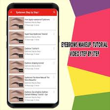 You might mot get it perfectly the first time but i assure you that constant practice would yield perfection. Eyebrows Makeup Tutorial Video Step By Step For Android Apk Download