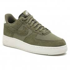 The nike air force 1 07 sneaker boasts of a foam midsole embedded with an encapsulated air cushioning unit. Schuhe Nike Air Force 1 07 Suede Ao3835 200 Medium Olive Medium Olive Sail Sneakers Halbschuhe Herrenschuhe Eschuhe De