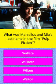 It contains an unknown treasure that glows w. What Was Marsellus And Mia S Last Trivia Answers Quizzclub
