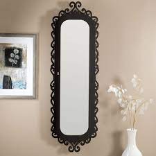 Maybe you would like to learn more about one of these? Wall Mounted Jewelry Armoire Mirror With Gloss Black Scrollwork Border Fastfurnishings Com
