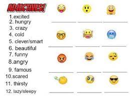 Adjectives And Adjetivos English And Spanish With Emojis By Herappleness Adjectives Adjectives Lesson Spanish Lessons