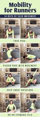 These floor based and functional exercises will help to improve muscle balance around the hip and knee. Mobility Vs Flexibility Why You Need Both And A Workout Runtothefinish Post Run Stretches Runners Workout Ankle Mobility Exercises