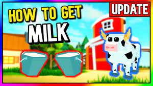 How To Get Milk Roblox Islands Cows Update Roblox Skyblox Youtube