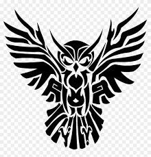 Download 160+ royalty free owl skull tattoo vector images. Black Tribal Flying Owl Tattoo Design Owl Tribal Tattoo Free Transparent Png Clipart Images Download