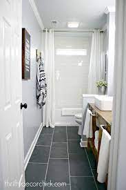 The Bathroom Renovation Is Done And Amazing Small Bathroom Remodel Bathrooms Remodel Grey Bathroom Floor