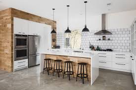 rustic modern white kitchen
