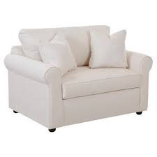 klaussner furniture 54 wide cotton convertible chair in 2021 klaussner furniture comfy chairs chair and a half