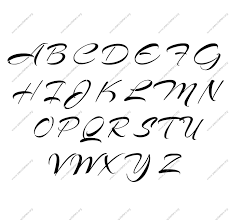 Maybe you would like to learn more about one of these? Brushed Cursive Uppercase Lowercase Letter Stencils A Z 1 4 To 12 Inch Sizes Stencil Letters Org