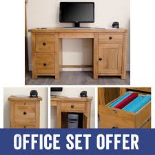 Maybe you would like to learn more about one of these? Rustic Solid Oak Furniture Large Desk And Two Drawer Filing Cabinet Package Sale Now On