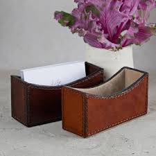 Why not make that moment count? Leather Business Card Holder By Life Of Riley Notonthehighstreet Com
