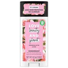Love Beauty Planet Aluminum Free Murumuru Butter Rose Pampering Deodorant Stick 2 95oz In 2020 Deodorant Rose Deodorant Aluminum Free Deodorant