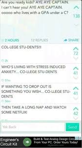 The funniest yik yaks ever. Yik Yak Spongebob Quotes Yak Yik Yaks Tumblr Com Mom How Are Your Grades This Me The Dogtrainingobedienceschool Com