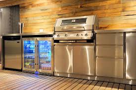outdoor kitchens, stainless steel bbqs