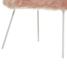Faux yeti fur accent chair, white. Belle White Faux Fur Accent Chair With Metal Legs Overstock 16498053