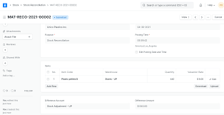 Cam reconciliation excel shareware, freeware, demos: Stock Reconciliation