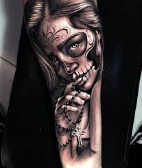 Forearm day of the dead tattoo. 900 Sugar Skulls And Day Of The Dead Tattoos Ideas In 2021 Tattoos Sugar Skull Tattoos Skull Tattoos