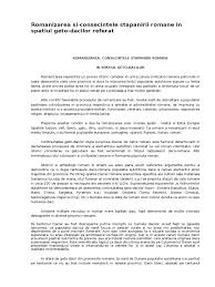 Izvoarele istorice grecești îi numesc „geți. Romanizarea Si Consecintele Stapanirii Romane In Spatiul Geto
