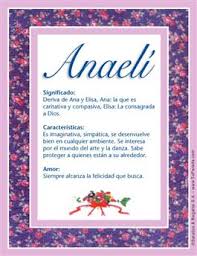 Anaeli Significado De Anaeli