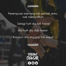 Teruskan subscribe ammar nazhan dan tekan tombol loceng di. Tolongdengar V Twitter Perempuan Memang Sifatnya Memaafkan Tapi Jaga Jaga Bila Dia Dah Mula Tawar Hati Tolongdengar Td Tag Sahabat Anda Https T Co Afpw7hez44