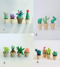 Cactus can be seen on map and grow in one biome (desert) making it easier to any suggestion on how to use them at best or better go back to flower / honey for sanity? Mouton Reveur 6 Diy Cactus A Realiser Diy Clay Crafts Clay Crafts Clay Keychain