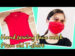 Couture A La Main Masques Faciaux Comment Faire Des Masques Faciaux A Partir D Un Vieux T Shirt Youtube In 2020 Old T Shirts At Home Face Mask Easy Face Masks