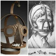 Nota - “Freio da Repreensão”: Como as mulheres eram torturadas na Idade  Média simplesmente por falar? Esta é uma máscara de metal destinada a  torturar e causar humilhação pública. Ele se originou