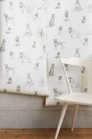 This Wallpaper Is A Must Have For All Dog Lovers A Dog S Life Wallpaper Adds A Playful Touch To Any Room Dog Room Decor Wall Coverings Decor Essentials