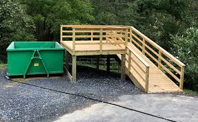 Manure Dumpster Loading Deck With Ramp Horse Barn Ideas Stables Horse Farm Ideas Horse Barn Designs