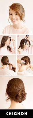 Teenage Fashion Blog How To Do This Messy Chignon All By Yourself Hair Styles Chignon Hair Messy Chignon