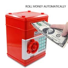 With a cash deposit machine you no longer have to wait to deposit money during your bank's working hours. The Magic Toy Shop Kids Electronic Money Box Safe Automatic Piggy Bank Coin Mini Atm Cash Machine Buy Online In Montenegro At Montenegro Desertcart Com Productid 86853452