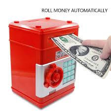 Electronic piggy bank atm password money box. The Magic Toy Shop Kids Electronic Money Box Safe Automatic Piggy Bank Coin Mini Atm Cash Machine Buy Online In Croatia At Desertcart Hr Productid 86853452