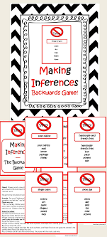 Making Inferences Veto Game Cards Inference Reading Comprehension Strategies Inference Activities