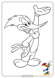 Toy story coloring pages woody from toy story 4 for kids.free cartoon toy story 4 woody coloring page wallpaper details. Free Printable Woody Woodpecker Coloring Pages 09