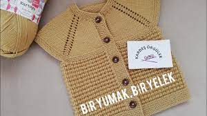 1 yumak 1 yelek yenidogan bebek yelegi youtube in 2021 crochet baby patterns crochet baby clothes baby knitting patterns