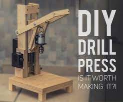 Making The Drill Press Is It Worth It Build Tests Drill Press Homemade Drill Press Tool Storage Diy