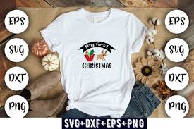 Gift ideas using these svg files. My First Christmas Graphic By Design Store Creative Fabrica