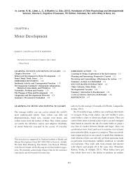 pdf motor development