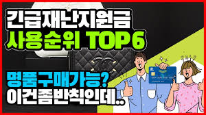 주말에는 방문신청 불가능하며 홈페이지 신청만 가능합니다. ê¸´ê¸‰ìž¬ë‚œì§€ì›ê¸ˆ ì‚¬ìš©ì²˜ ì‚¬ìš©ìˆœìœ„ Top6 ìƒê°ì§€ë„ ëª»í•œ ì‚¬ìš©ì²˜ Youtube