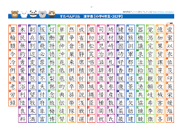 4 年生 漢字 1 学期