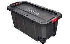 The project source 40 gallon wheeled tote is ideal for storing away camping gear, sporting equipment, bedding, seasonal decorations, and more! Extra Large Storage Containers Storage Organization The Home Depot
