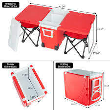 We did not find results for: Rolling Cooler Picnic Table Multi Function For Picnic Fishing Storage Food Beverage Included Foldable Table W 2 Chairs Camping Aliexpress