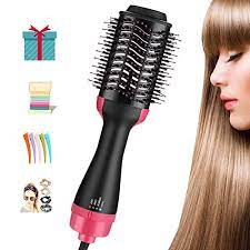 Revlon ionic technology perfect heat & style hair dryer. Buy Upgraded Lanic Hot Air Brush One Step Hair Dryer Volumizer Hair Curl Hair Straightener Barrel Brush 4 In1 Anti Scald Negative Ion Technology Salon Hair Styling Tools Gift For Women Girlfriend Mother Online