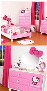 Hello Kitty Bed Bedroom Set Pink Twin Room Youth Girl S Princess Headboard Child Hello Kitty Bedroom Hello Kitty Bed Hello Kitty House