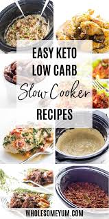Each recipe will have specific storage instructions and recommendations, but most of these healthy crock pot chicken recipes can be stored in an airtight storage container in the refrigerator for up to 3 days. Easy Keto Low Carb Crock Pot Recipes And Slow Cooker Recipes Wholesome Yum